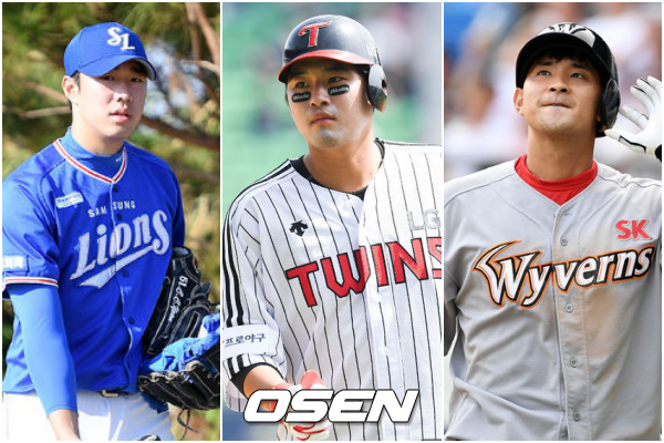 [사진] 최충연-윤대영-강승호(왼쪽부터)