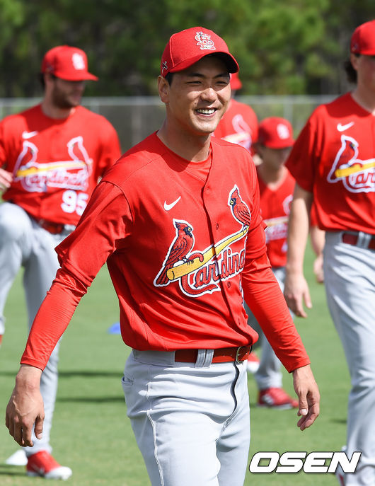 김광현이 스트레칭을 하고 있다. / soul1014@osen.co.kr