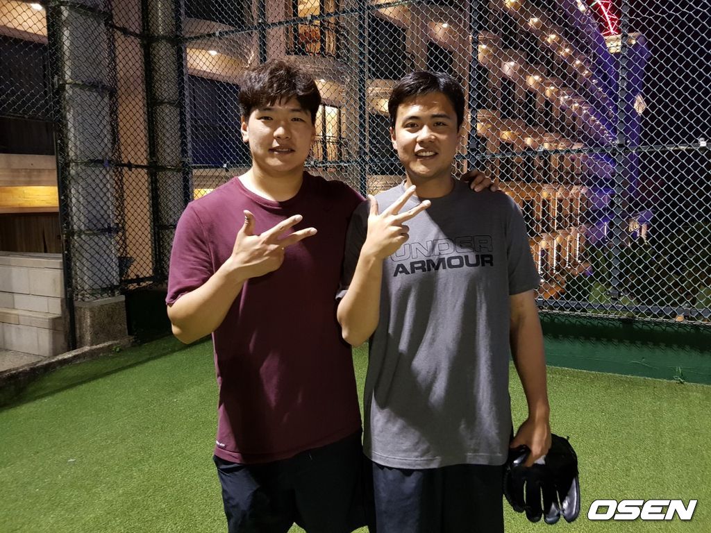 키움 히어로즈 조덕길(왼쪽), 이영준 /fpdlsl72556@osen.co.kr 