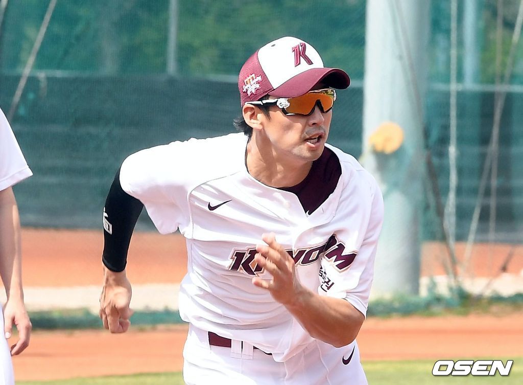 김규민이 주루 훈련을 하고 있다./spjj@osen.co.kr