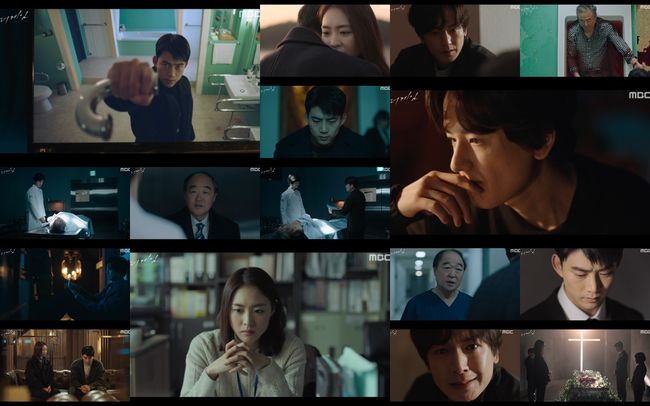 [사진=MBC, 몽작소 제공] '더 게임:0시를 향하여' 17, 18회에서 옥택연이 정동환의 죽음으로 각성하며 임주환과의 대결을 긴장감 넘치게 그려냈다.
