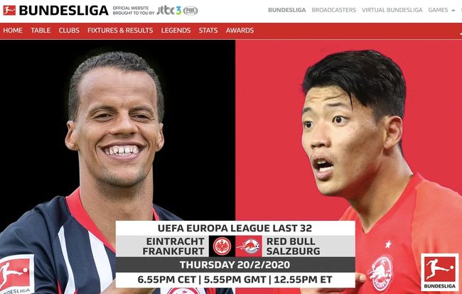 [사진] 분데스리가 홈피.