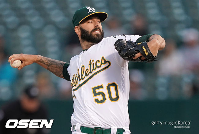 [사진] 오클랜드 애슬레틱스 마이크 파이어스. ⓒGettyimages(무단전재 및 재배포 금지)