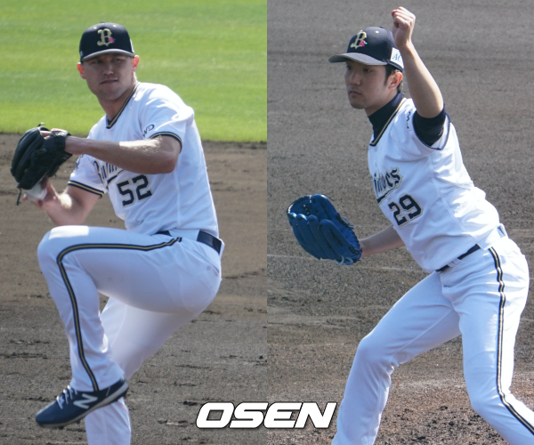 히긴스(좌)-타지마(우) / bellstop@osen.co.kr