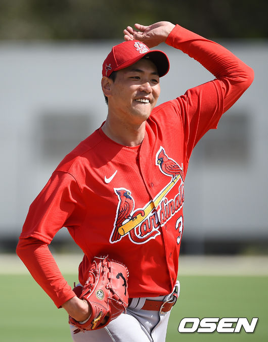 김광현이 수비훈련을 하고 있다.  / soul1014@osen.co.kr