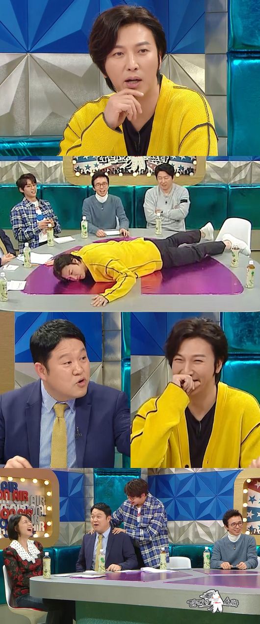 [사진=MBC 제공] '라디오스타'에 연극 '아트' 팀이 출연하는 가운데 박건형이 '국수 배우' 트라우마를 고백한다.