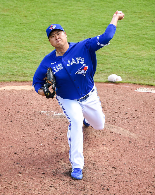 2회초 토론토 선발투수 류현진이 역투하고 있다. /soul1014@osen.co.kr