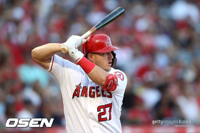 [사진] LA 에인절스 마이크 트라웃. ⓒGettyimages(무단전재 및 재배포 금지)