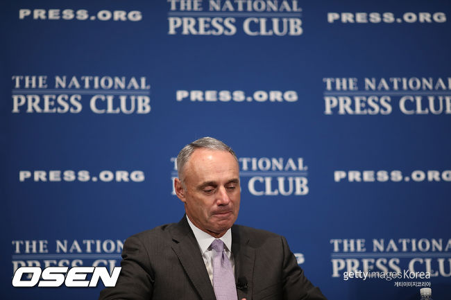 [사진] 메이저리그 롭 만프레드 커미셔너. ⓒGettyimages(무단전재 및 재배포 금지)