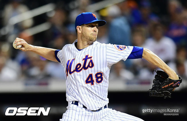 [사진] 뉴욕 메츠 제이콥 디그롬. ⓒGettyimages(무단전재 및 재배포 금지)