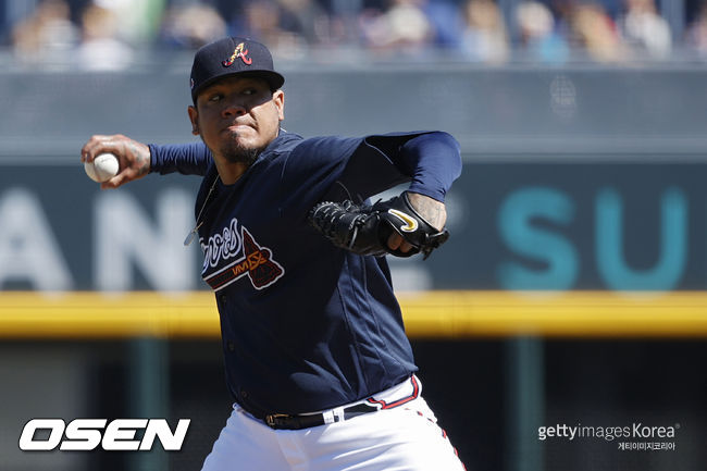 [사진] 애틀랜타 브레이브스 펠릭스 에르난데스. ⓒGettyimages(무단전재 및 재배포 금지)