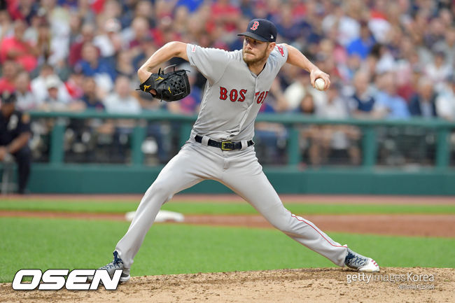 [사진] 보스턴 레드삭스 크리스 세일. ⓒGettyimages(무단전재 및 재배포 금지)