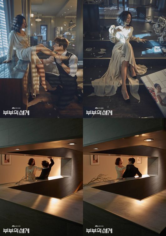 [사진=JTBC 제공] '부부의 세계' 김희애, 박해준의 포스터 B컷이 공개됐다.