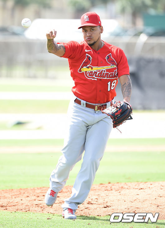 마르티네스가 수비훈련을 하고 있다. / soul1014@osen.co.kr