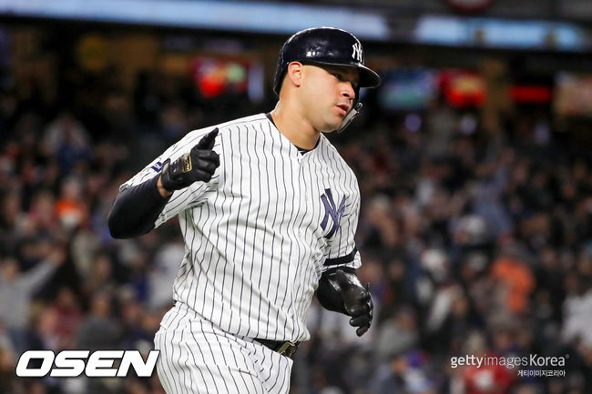 [사진] 뉴욕 양키스 개리 산체스. ⓒGettyimages(무단전재 및 재배포 금지)