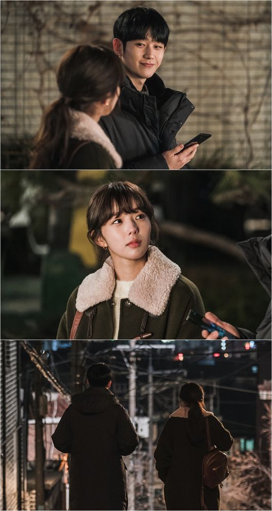 [사진=tvN 제공] '반의반' 속 배우 정해인과 채수빈의 투샷이 포착됐다.