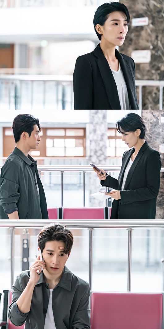 [사진=SBS 제공] '아무도 모른다'에서 김서형과 류덕환이 사건의 진실에 접근한다.
