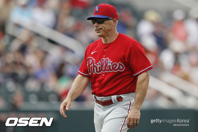 [사진] 필라델피아 필리스 조 지라디 감독. ⓒGettyimages(무단전재 및 재배포 금지)