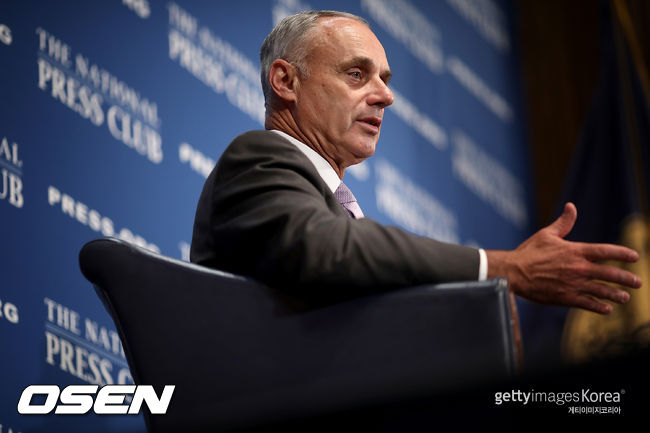 [사진] 메이저리그 사무국 롭 만프레드 커미셔너. ⓒGettyimages(무단전재 및 재배포 금지)