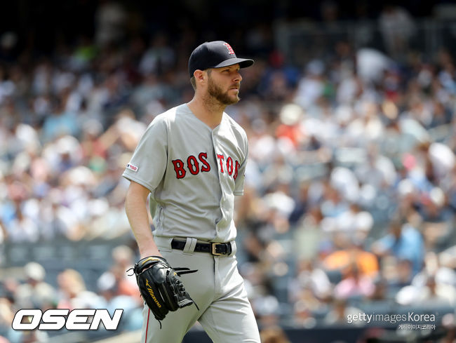 [사진] 보스턴 레드삭스 크리스 세일. ⓒGettyimages(무단전재 및 재배포 금지)