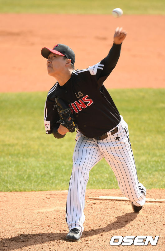 1회말 청팀 차우찬이 역투하고 있다. /cej@osen.co.kr