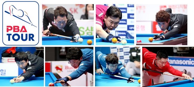 [사진]강동궁, 고상운, 김형곤, 서현민, 오성욱, 조건휘, 홍진표(좌측부터 시계방향) /브라보앤뉴 제공