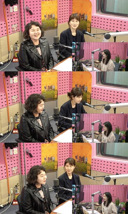 [사진=SBS 보는 라디오] 영화 '이장'의 배우 이선희(왼쪽)와 공민정이 '장예원의 씨네타운'에 출연했다. 