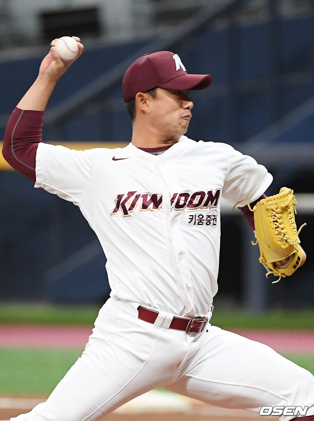 키움 김상수가 마운드 위에서 힘차게 공을 뿌리고 있다./ rumi@osen.co.kr