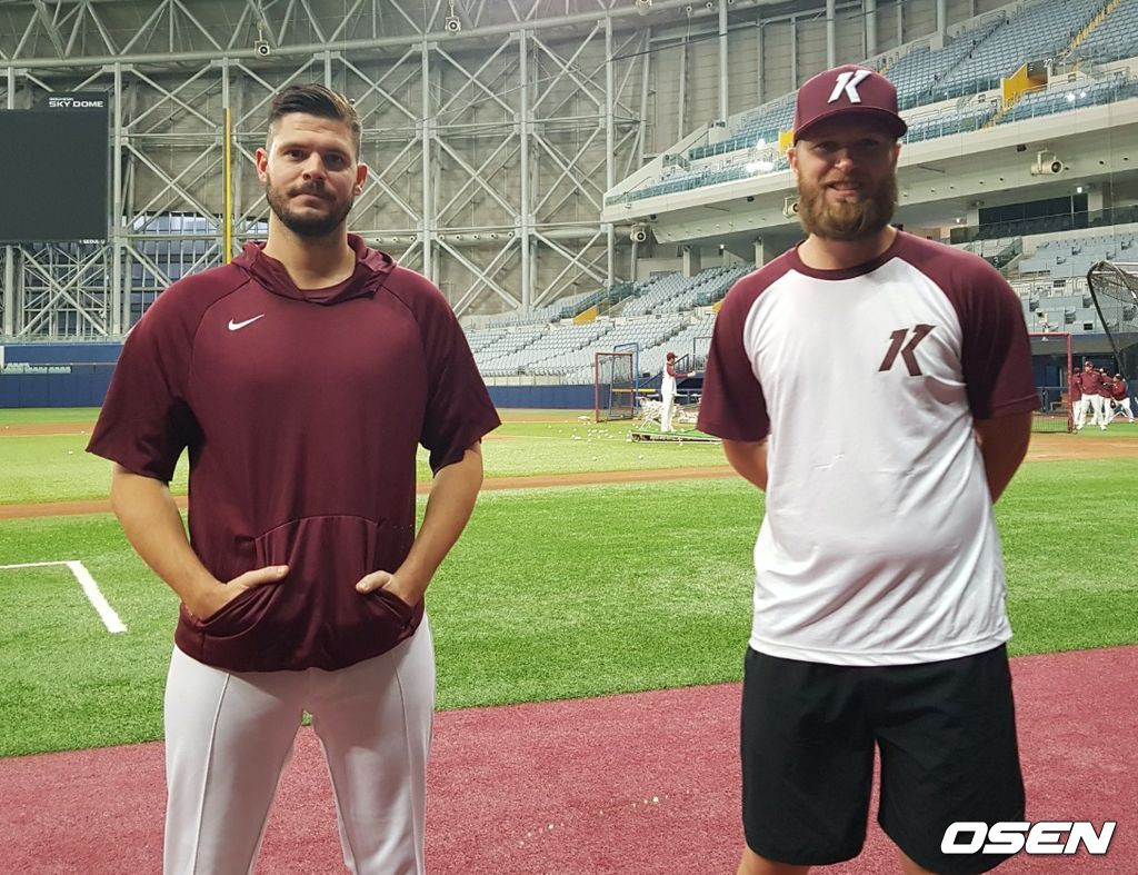 키움 히어로즈 브리검(왼쪽), 요키시. /fpdlsl72556@osen.co.kr 