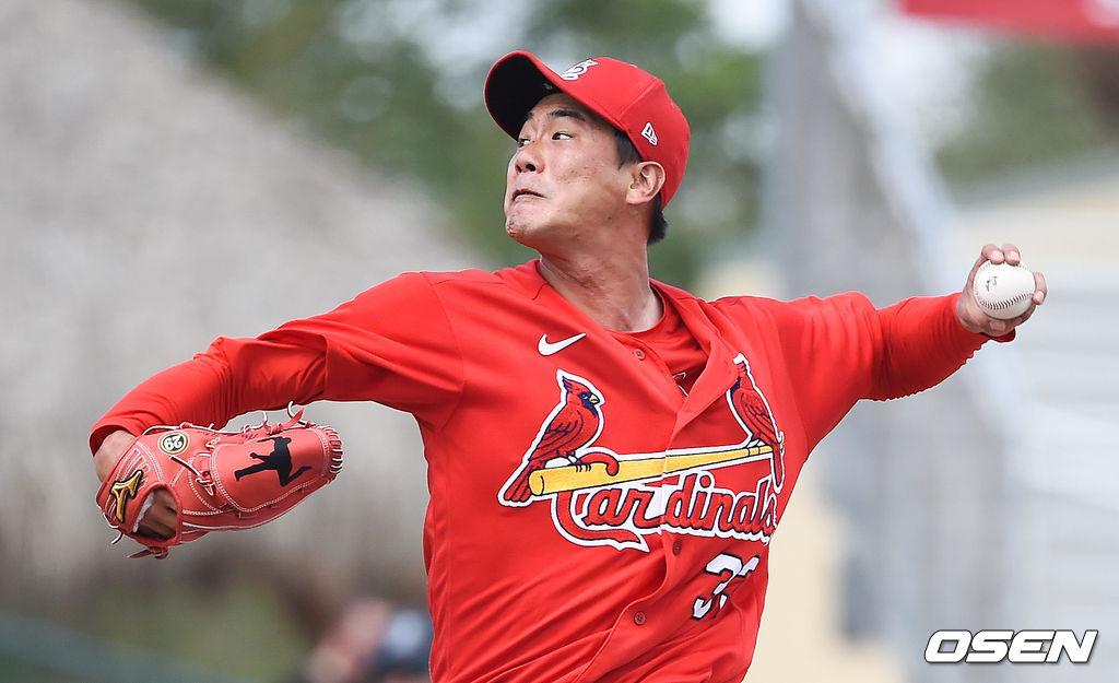 세인트루이스 선발 김광현이  역투하고 있다/ soul1014@osen.co.kr