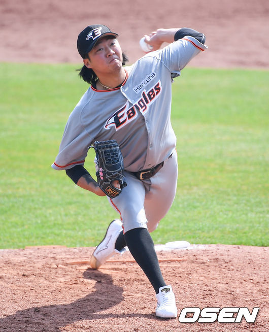 한화 김범수가 역투하고 있다 /  soul1014@osen.co.kr