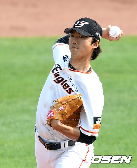 7회초 백팀 안영명이 역투하고 있다. /sunday@osen.co.kr