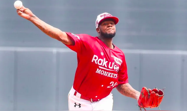 [사진] 라쿠텐 몽키즈의 보니야 /CPBL 홈페이지