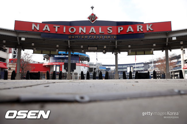 [사진] 텅 빈 내셔널스 파크. ⓒGettyimages(무단전재 및 재배포 금지)