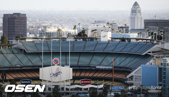 [사진] 다저 스타디움. ⓒGettyimages(무단전재 및 재배포 금지)