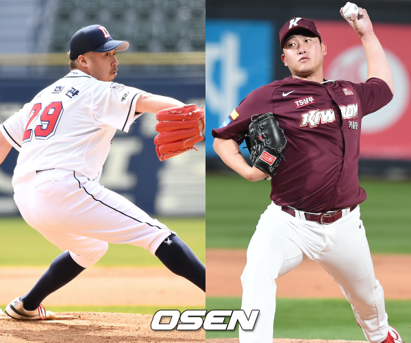 [사진] 유희관(좌)-윤정현(우)/OSEN DB