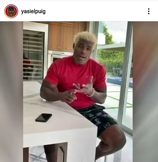 [사진] 야시엘 푸이그 인스타그램 캡처 