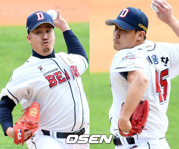 [사진] 유희관(좌)-이용찬(우) / OSEN DB
