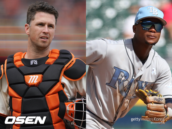 [사진] 버스터 포지(왼쪽), 팀 베컴. ⓒGettyimages(무단전재 및 재배포 금지)