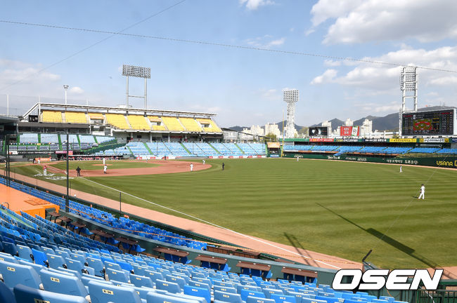 23일 오후 대전 한화생명이글스파크에서 한화와 KIA가 무관중 연습경기를 펼치고 있다. / dreamer@osen.co.kr