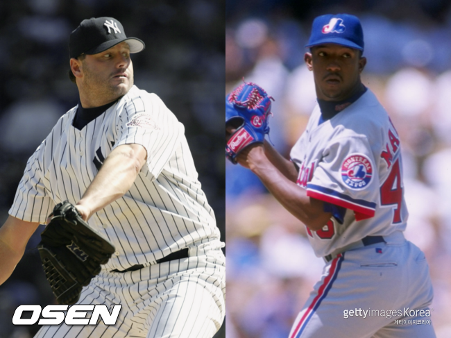 [사진] 로저 클레멘스(왼쪽), 페드로 마르티네스. ⓒGettyimages(무단전재 및 재배포 금지)