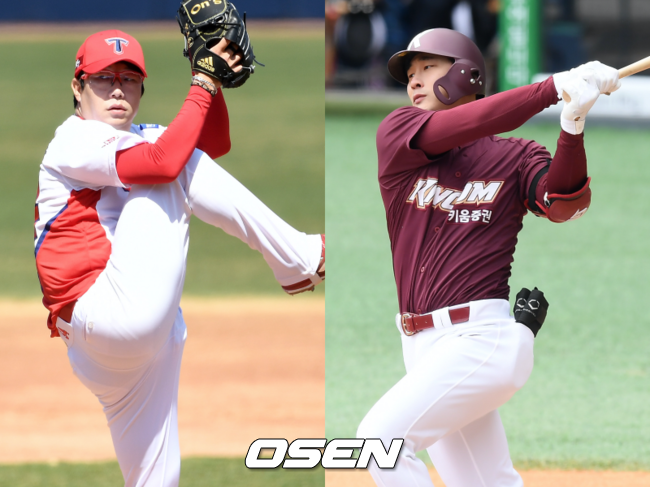 [사진] KIA 타이거즈 양현종(왼쪽), 키움 히어로즈 김하성 / OSEN DB