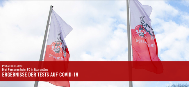 [사진] FC쾰른 홈페이지 캡처