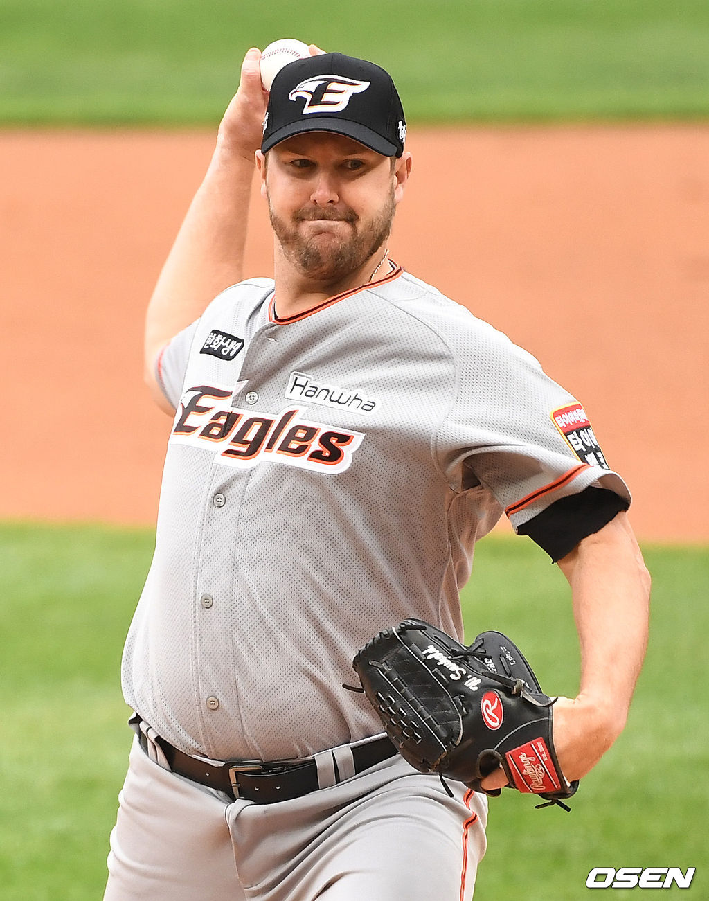 한화 선발 서폴드가 힘차게 공을 뿌리고 있다./ dreamer@osen.co.kr