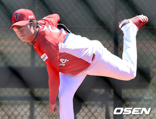KIA 양현종이 불펜 피칭을 하고 있다. / dreamer@osen.co.kr