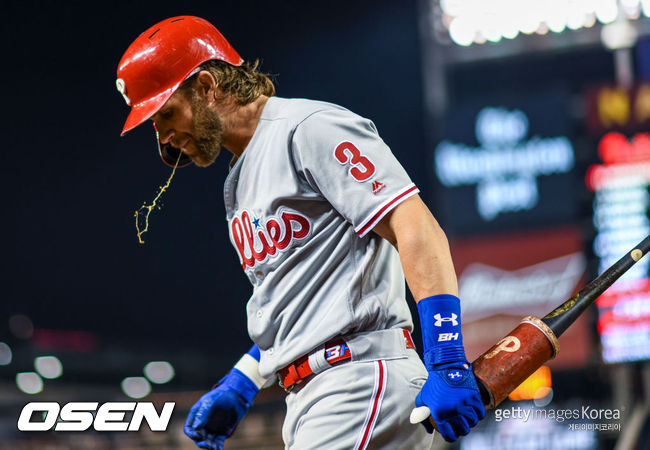 [사진] 브라이스 하퍼 /ⓒGettyimages(무단전재 및 재배포 금지)