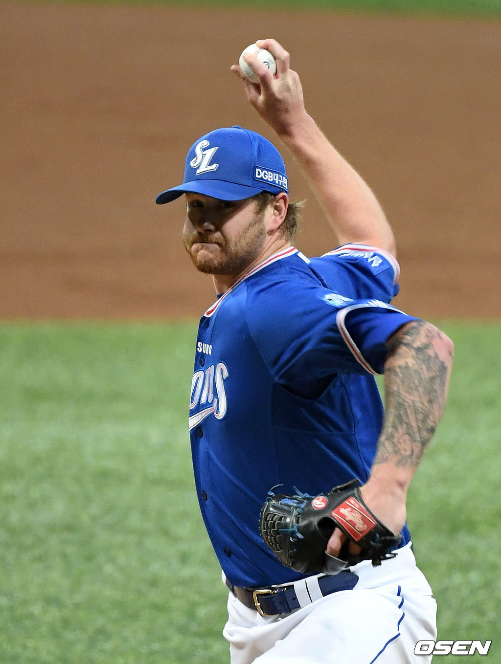 1회말 무사에서 삼성 선발투수 라이블리가 역투하고 있다. /sunday@osen.co.kr