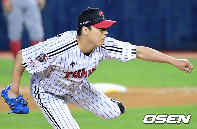 6회초 LG 차우찬이 역투하고 있다. /jpnews@osen.co.kr