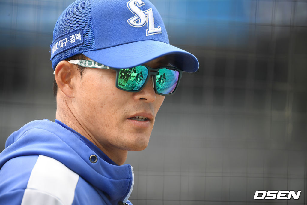 삼성 허삼영 감독이 인터뷰를 하고 있다. /youngrae@osen.co.kr