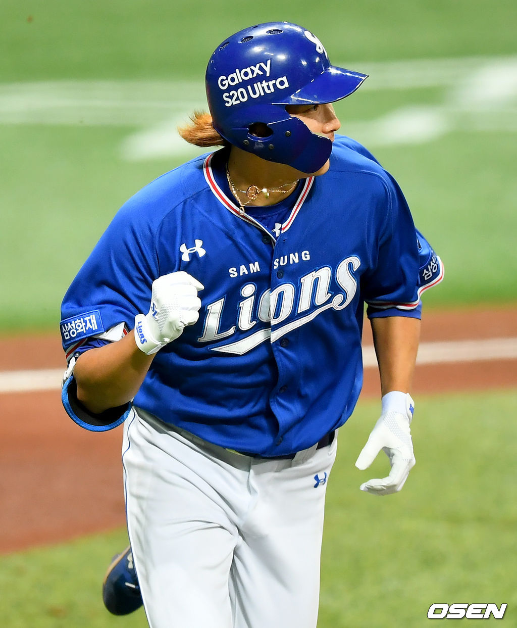 [OSEN=고척, 김성락 기자]13일 오후 서울 고척스카이돔에서 '2020 신한은행 SOL KBO리그' 키움 히어로즈와 삼성 라이온즈의 경기가 열렸다.8회초 1사 1,3루 삼성 박찬도가 1타점 적시타를 날리고 있다./ksl0919@osen.co.kr